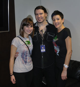 Reviewer Tanja Saric with Phil X and Irene Saric.