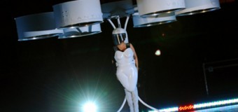 Lady Gaga Hits New Heights in Flying Dress