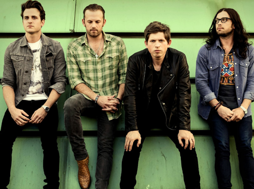 Kings of Leon, left to right: Jared, Caleb, Matthew and Nathan Followill.