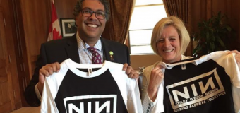 …That Time Alberta Politicians Used the NIN Logo on a Shirt