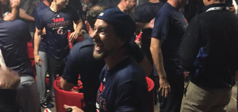 Eddie Vedder Parties with Chicago Cubs After Playoff Win