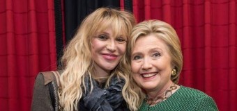 Um Yeah, Here’s Courtney Love Hanging Out with Hillary Clinton
